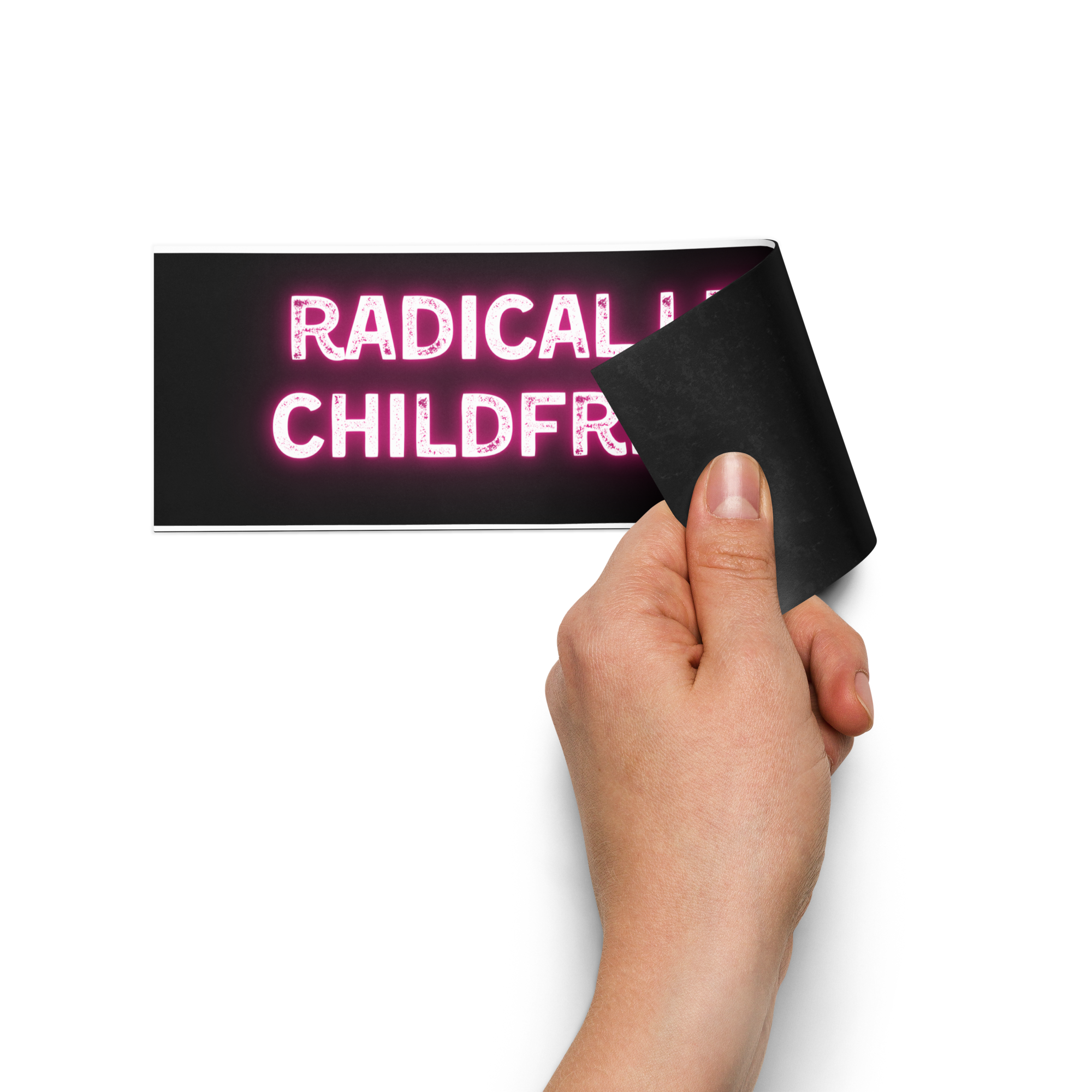 Radical Leftist Childfree Scum | Car Magnet