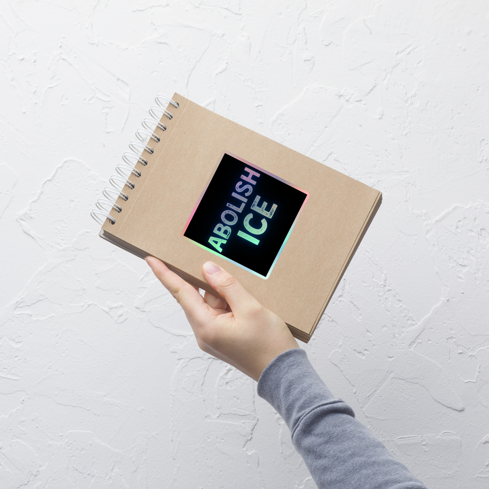 Abolish ICE Holographic sticker