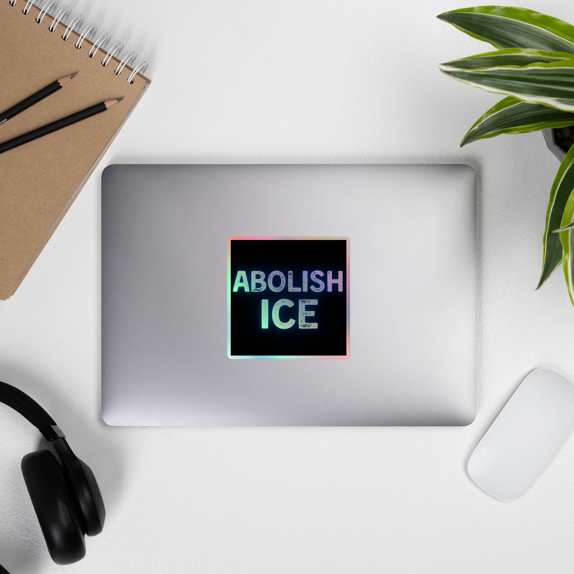 Abolish ICE Holographic sticker